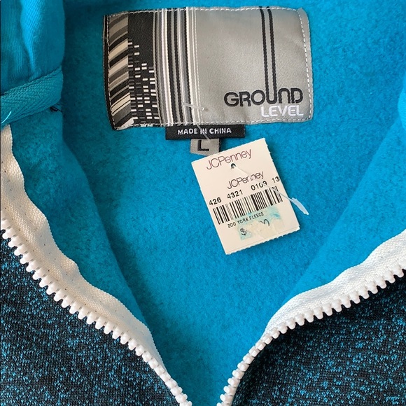 NWT Ground Level Fleece Lined Full Zip Hoodie - Picture 4 of 8